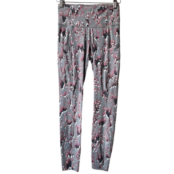 Lululemon Fast and Free High Rise Tight 25" Floral Flux Multi Sz 4 - Picture 1 of 16